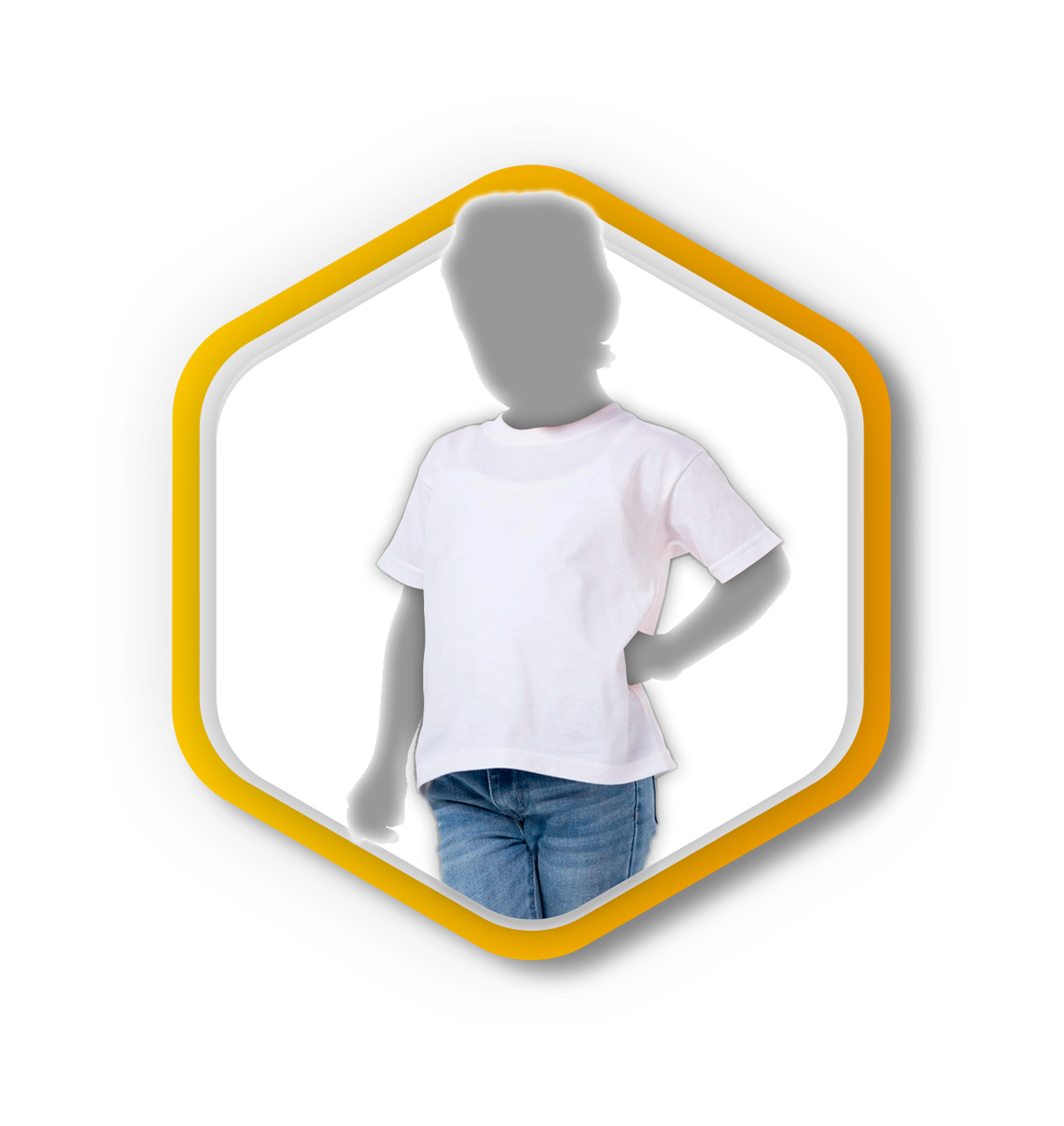 Playera cuello redondo para bebe