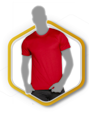 Playera cuello redondo slim fit caballero