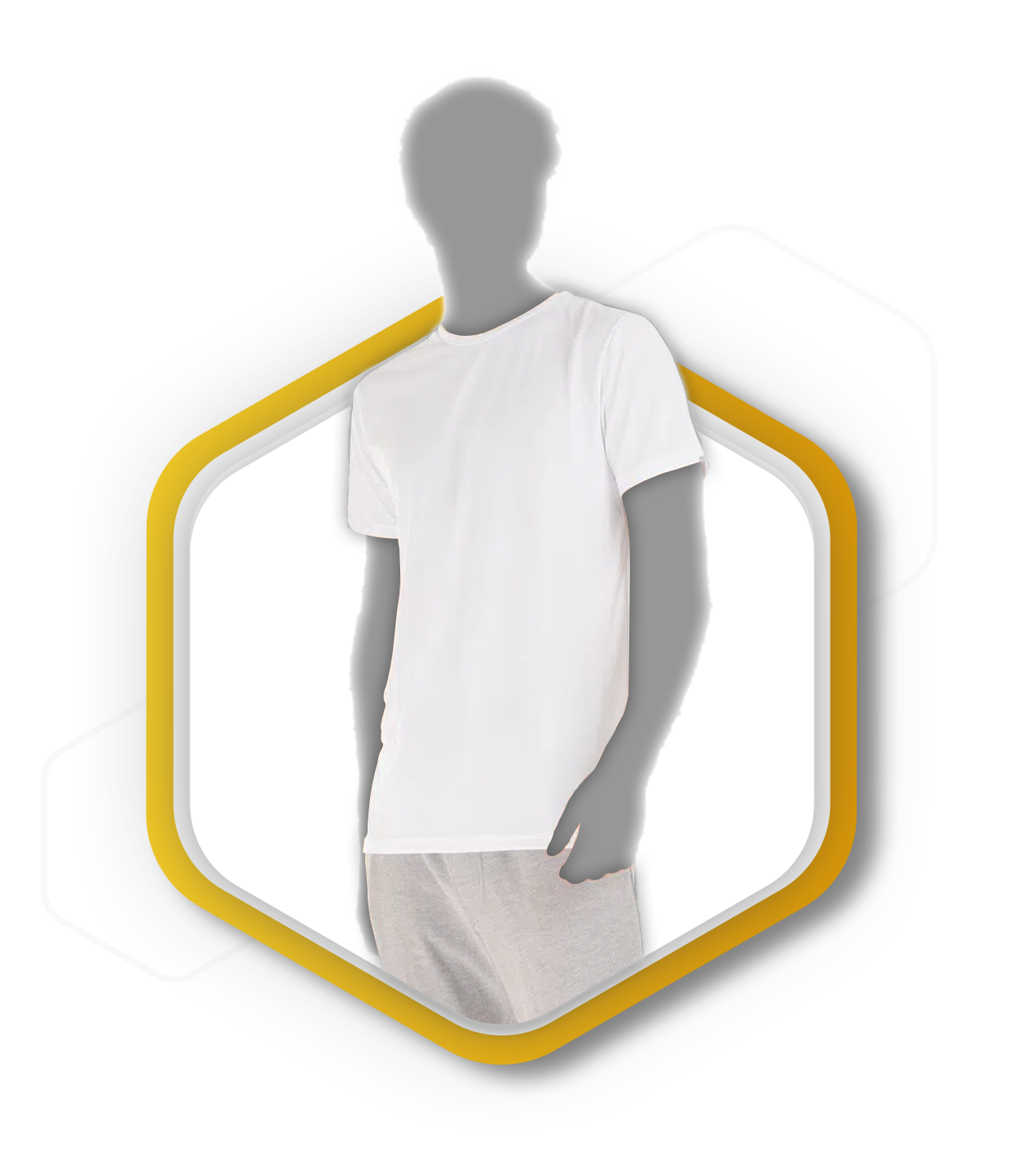 Playera deportiva cuello redondo manga corta