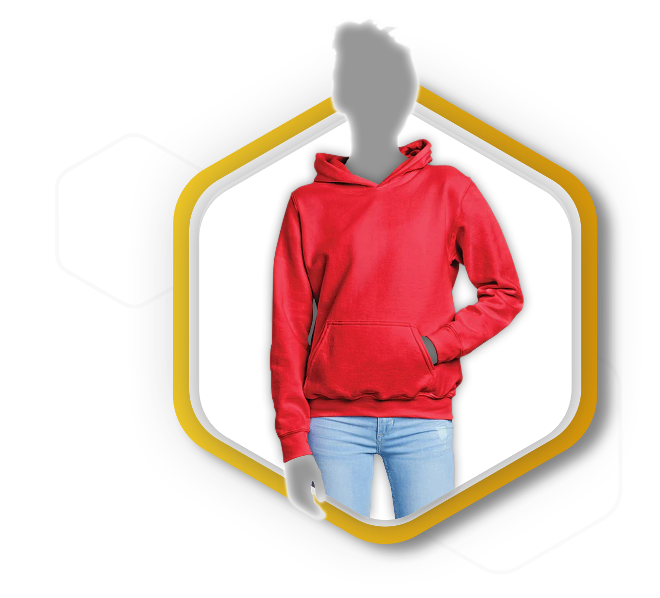 Sudadera con capucha juvenil