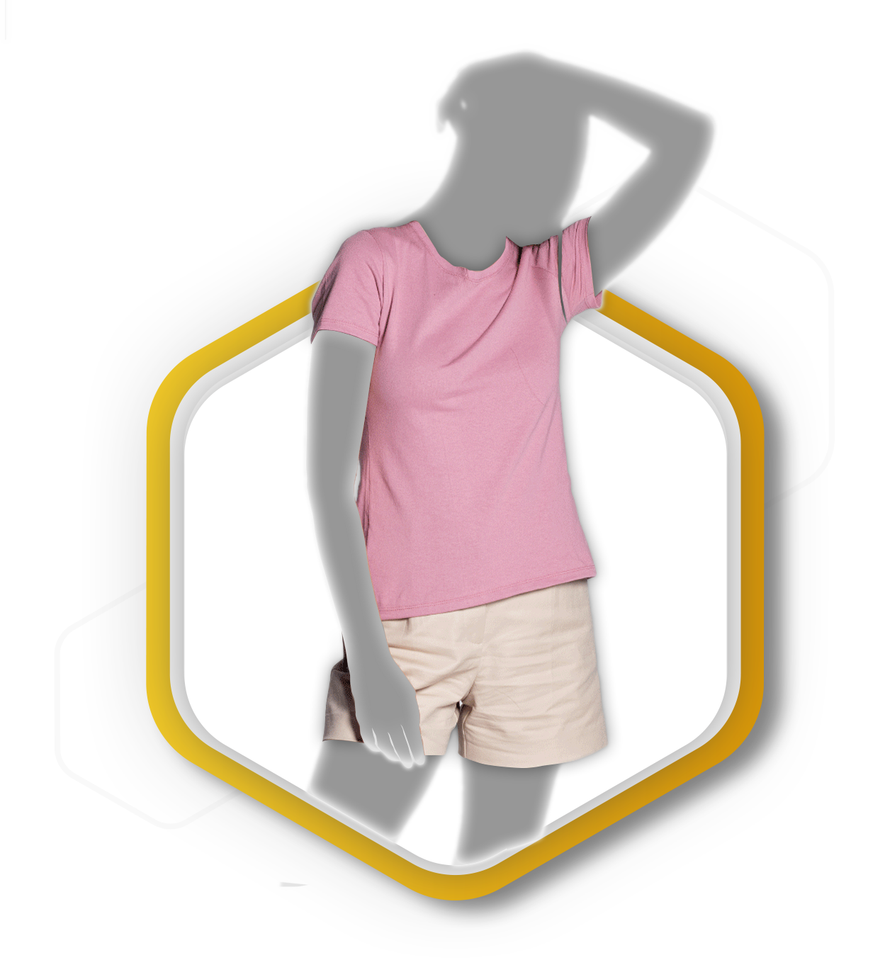 Playera cuello redondo open end