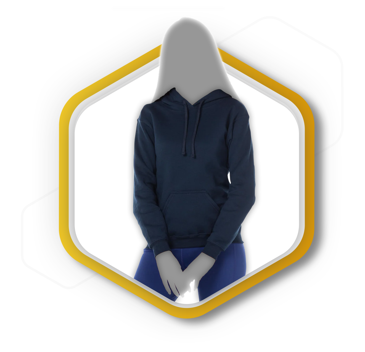 Sudadera con capucha y cangurera para joven / niño